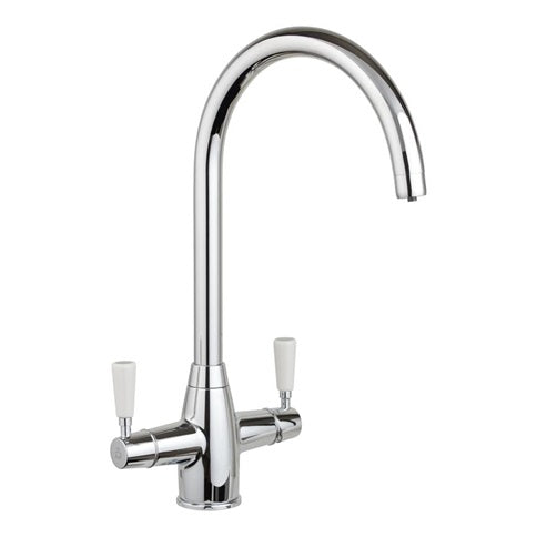 TAP8398 Lamona Victorian Polished Chrome 3 in 1 Hot Water Tap