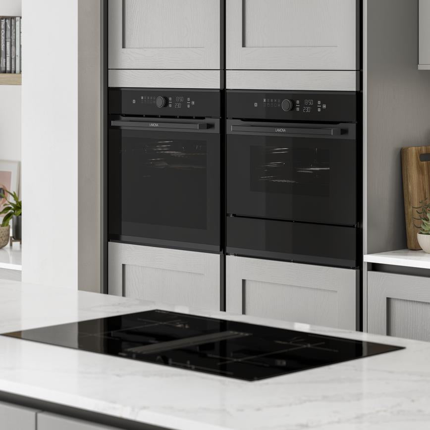 LAM9550 Lamona 80cm Black Electric Induction Hob With Extractor