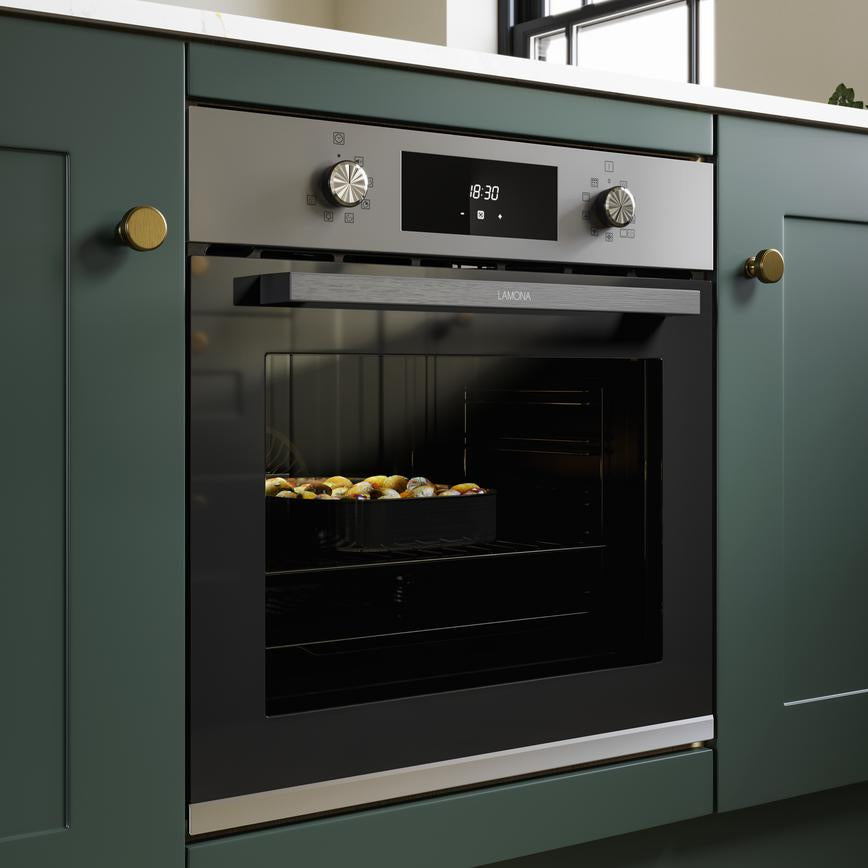 Lamona LAM3710 Stainless Steel Built In Single Multifunction Oven