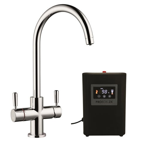 TAP6020 Lamona Arroscia 3 in 1 Polished Chrome Hot Water Tap and Boiler