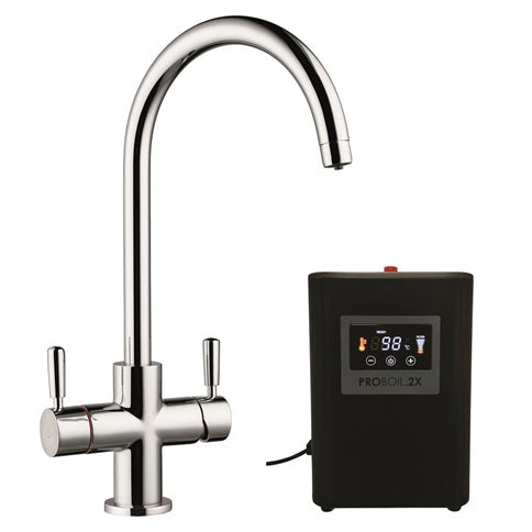 Lamona Chrome Arroscia 3 in 1 hot water tap (TAP6000) | Lamona Taps |  Howdens Taps
