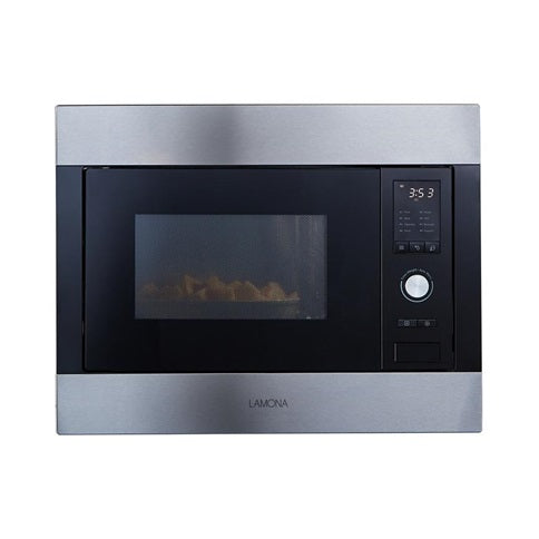 LAM7151 Lamona S/Steel Integrated Microwave and Grill 60cm