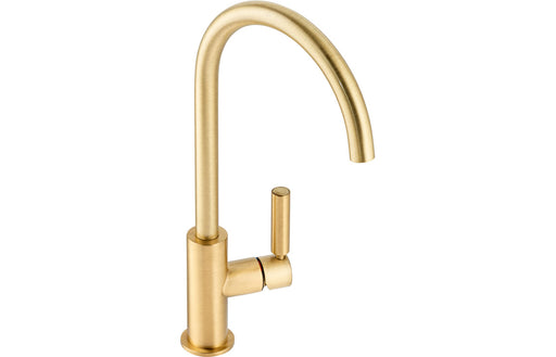 Abode Globe Single Lever Mixer Tap - Brushed Brass