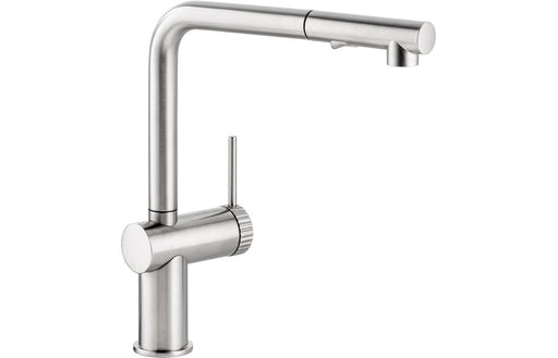 Abode Fraction Pull-Out Mixer Tap - Brushed Nickel