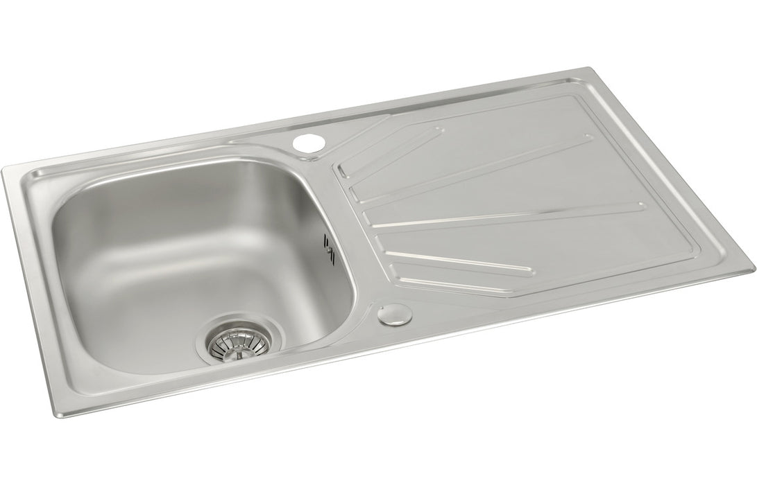 Abode Trydent 1B Inset St/Steel Sink & Nexa Tap Pack