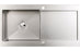 Abode Verve 1B & Drainer Inset Sink - St/Steel