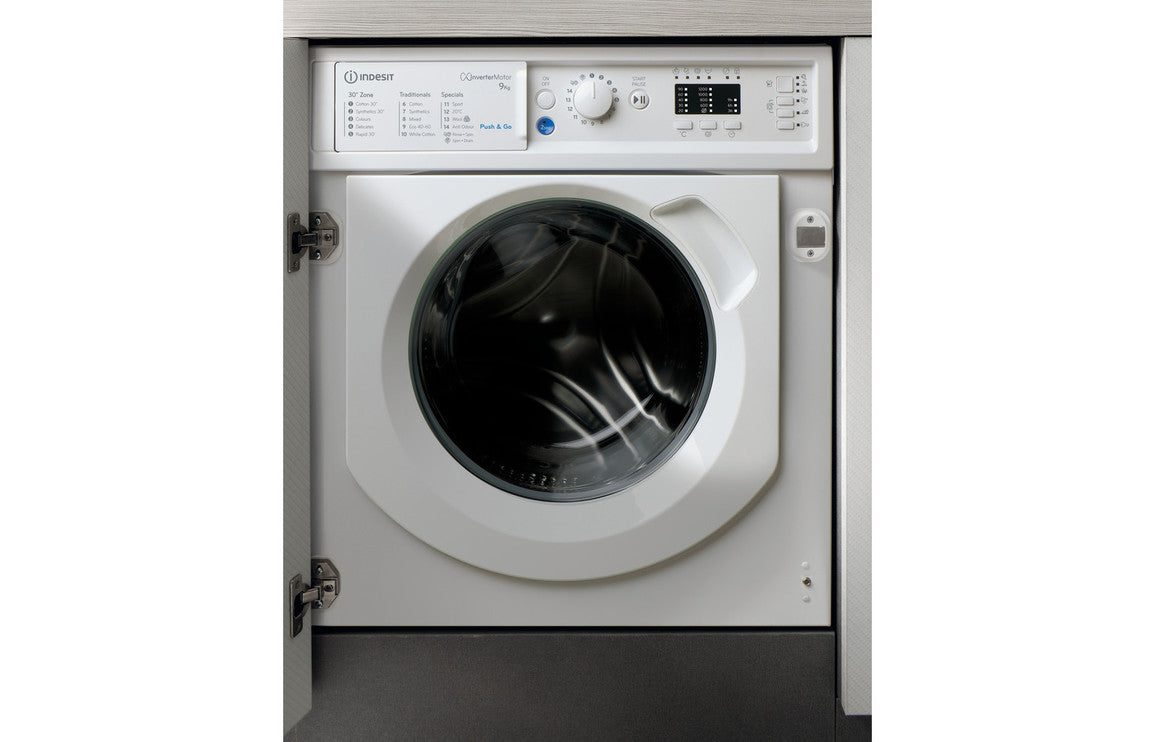 Indesit BI WMIL 91484 UK B/I 9kg 1400rpm Washing Machine