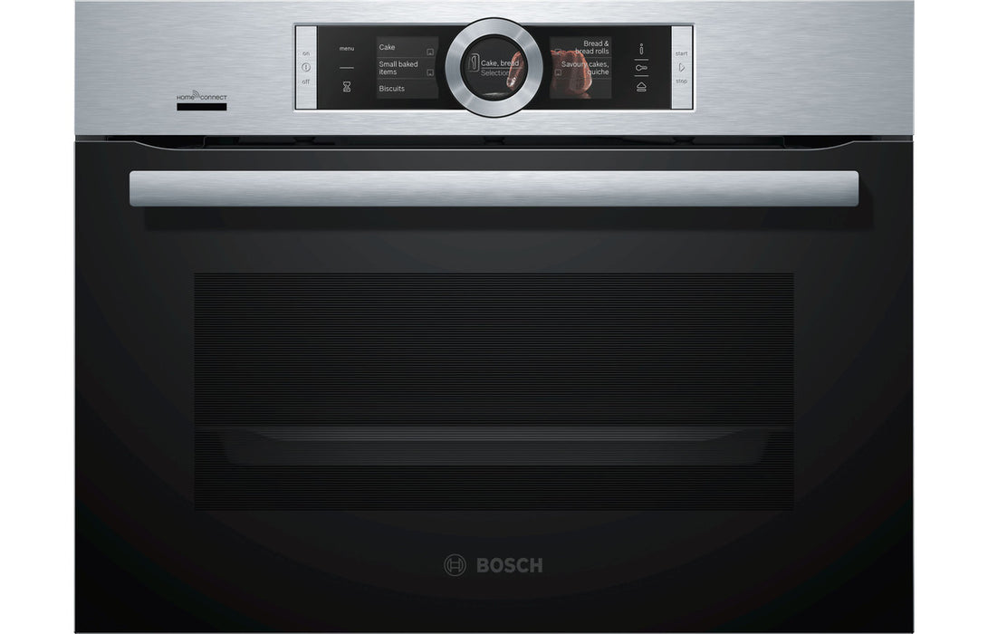 Bosch Serie 8 CSG656BS7B B/I Compact Oven w/Steam - St/Steel
