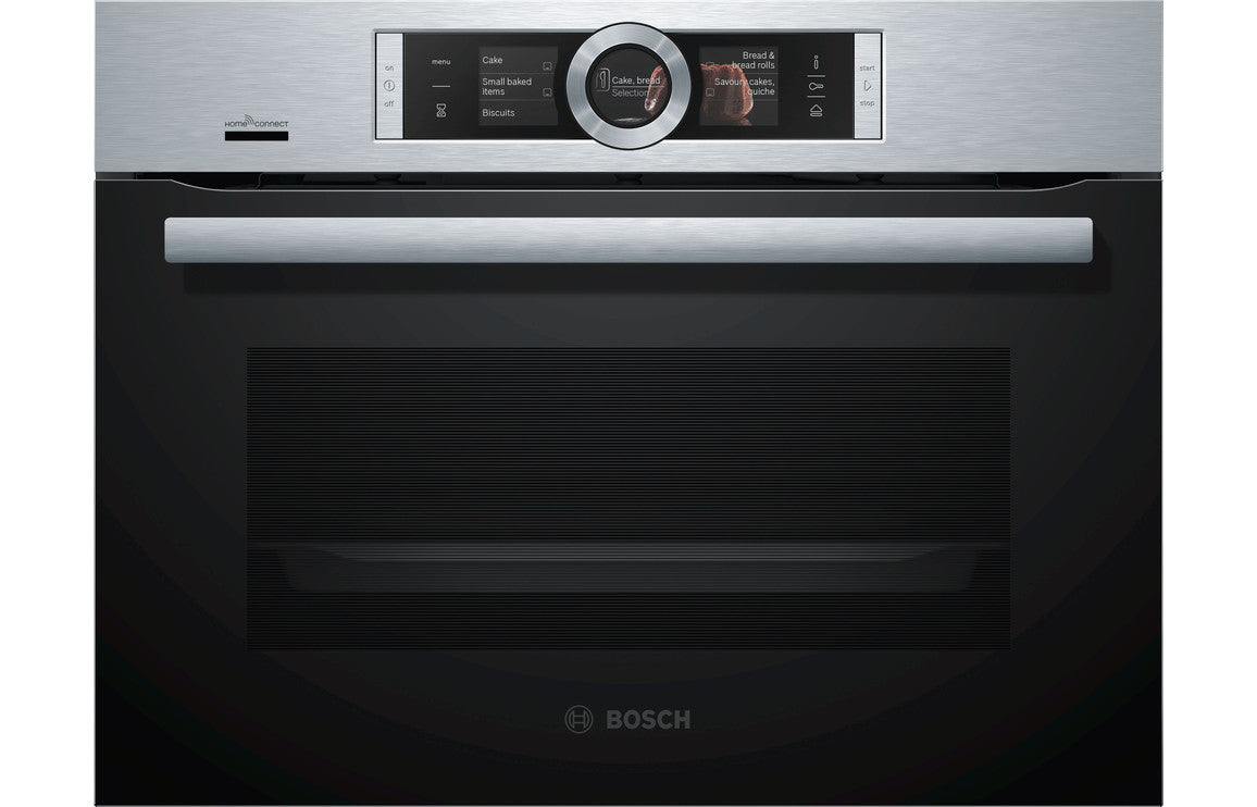 Bosch Serie 8 CSG656BS7B B/I Compact Oven w/Steam - St/Steel