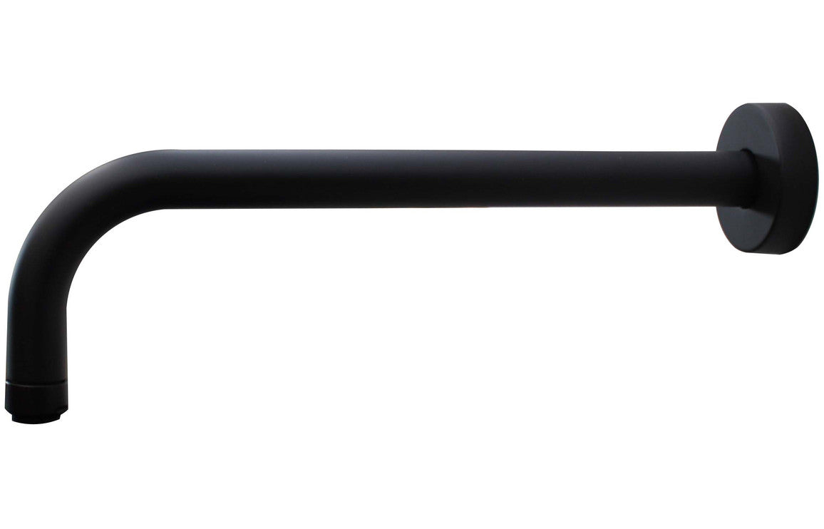 Vema Timea Black 300mm Shower Arm