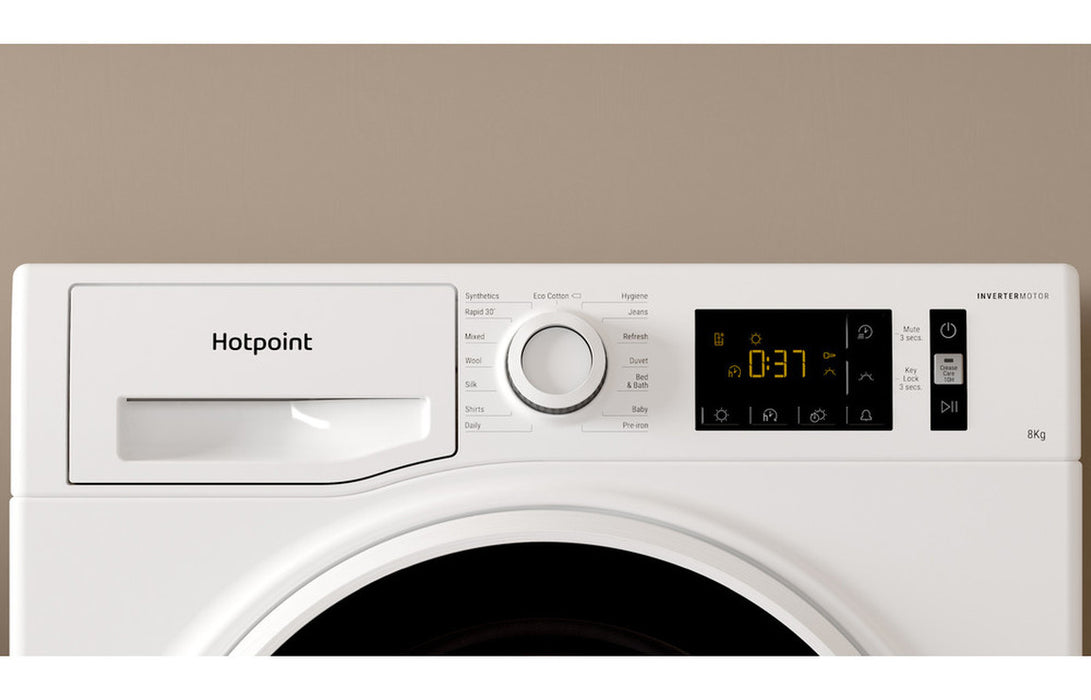 Hotpoint H3 D81WB UK F/S 8kg Condenser Dryer - White