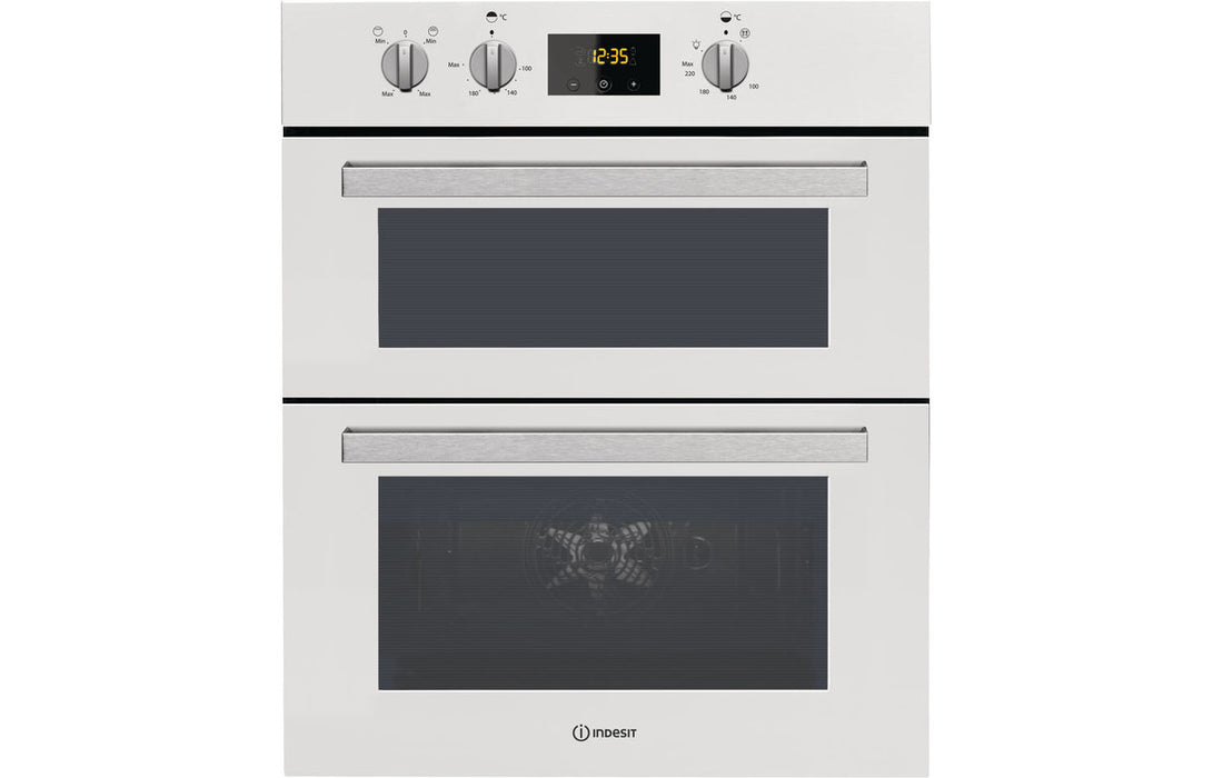 Indesit IDU 6340 WH B/U Double Electric Oven - White