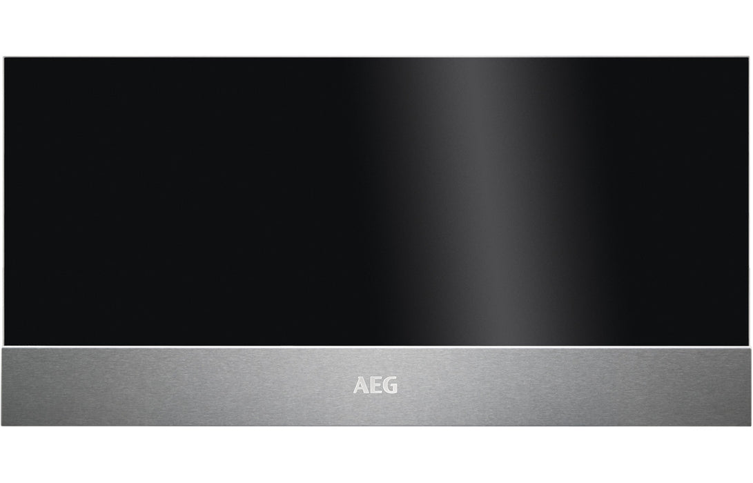 AEG KDK912924M 29cm Warming Drawer Black Glass & St/Steel