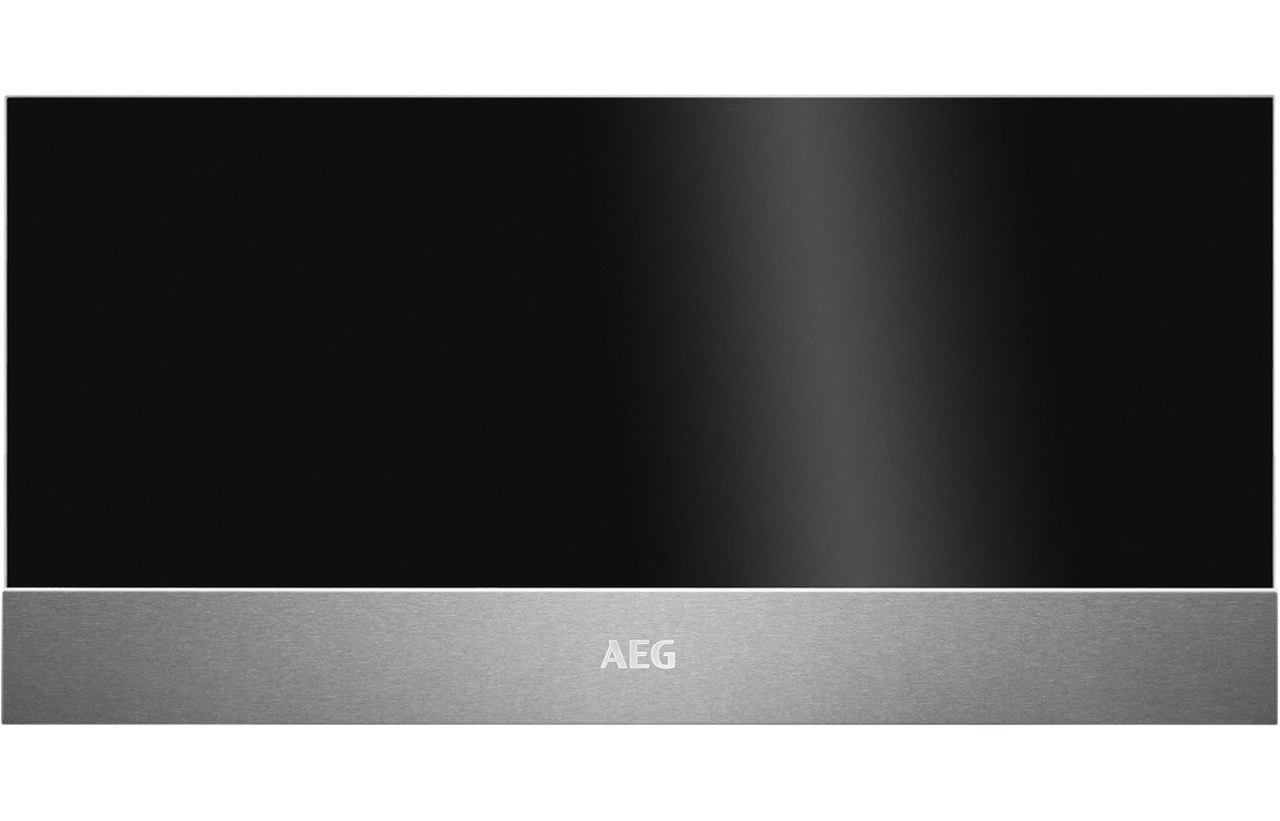 AEG KDK912924M 29cm Warming Drawer Black Glass & St/Steel