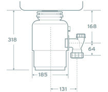 InSinkErator E75 Waste Disposal Unit & Air Switch