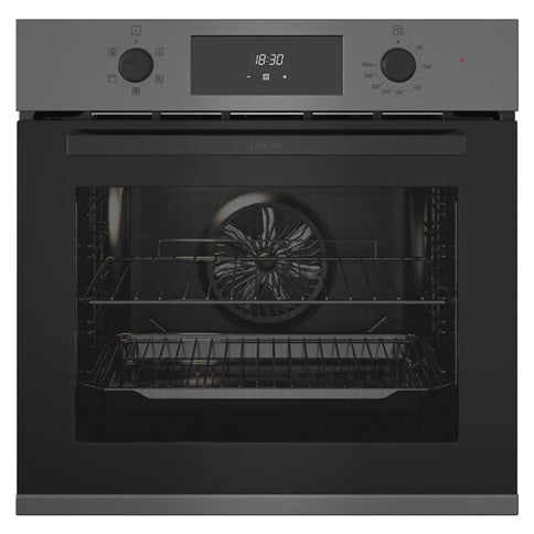 Lamona LAM3413 Black Stainless Steel Built In Single Fan Oven and Grill
