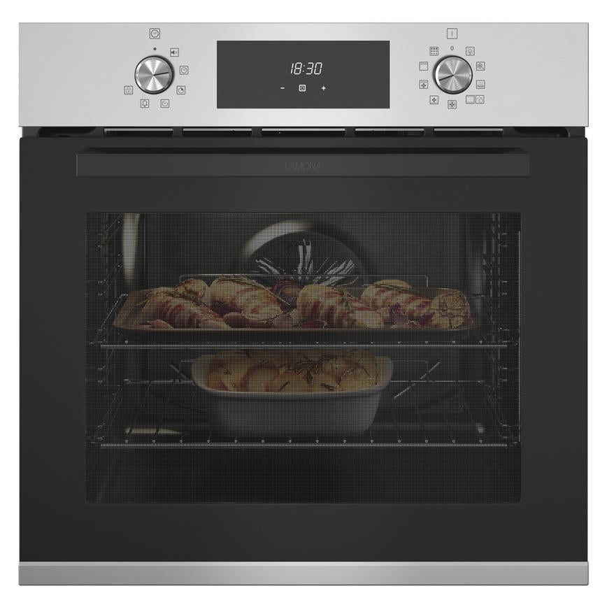 Lamona LAM3710 Stainless Steel Built In Single Multifunction Oven