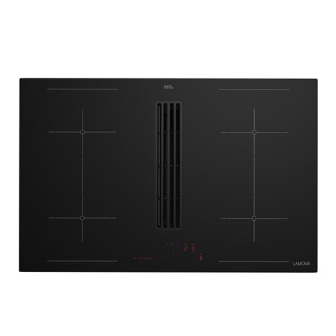 Lamona LAM9550 80cm Black Electric Induction Hob With Extractor