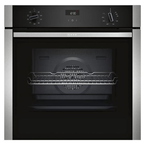 Neff Single Fan Oven - Stainless Steel and Black