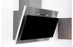 Hotpoint PHVP 6.4F AL K/1 60cm Angled Chimney Hood - Black Glass