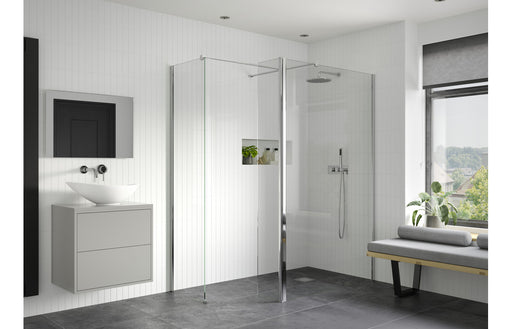Reflexion Iconix Wetroom Panel, Support Bar & 300mm Rotatable Panel - 1000mm