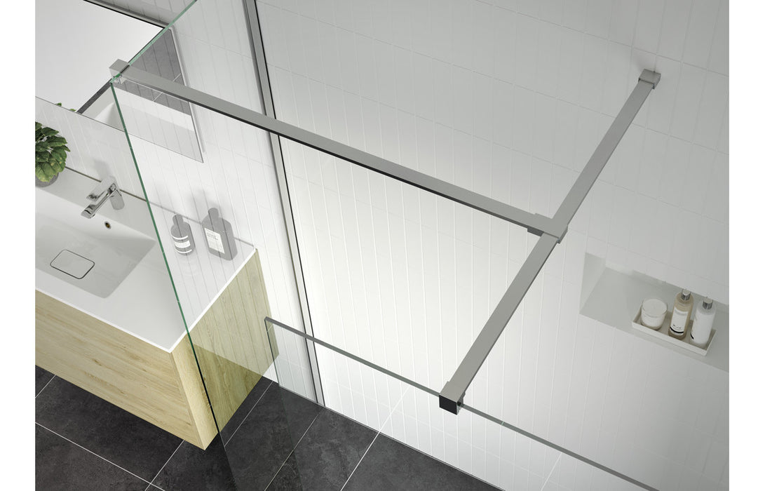 Reflexion Iconix Wetroom Panel & Support Bar - 900mm